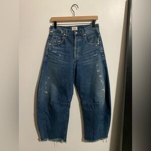 Citizens of Humanity Horseshoe High-Rise Barrel Jeans